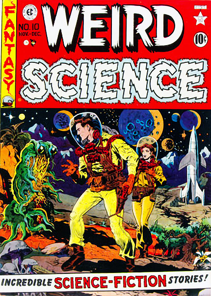 Capa de revista de ficção científica