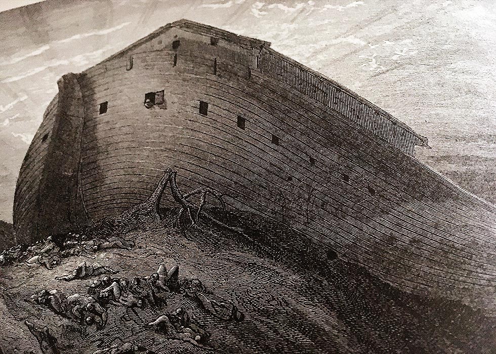 Ilustração da Arca de Noé, por Gustave Doré