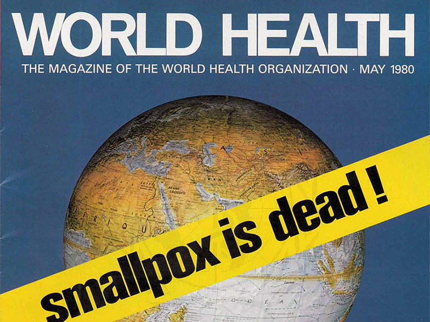 "Varíola está morta!", avisava a OMS em 1980
