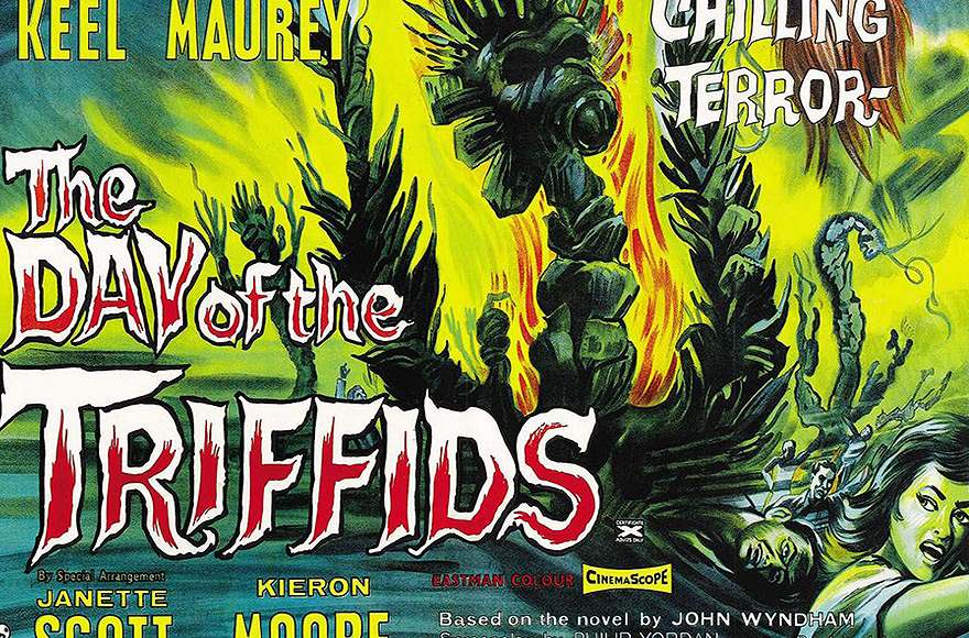 Cartaz do filme Day of the Triffids, de 1962