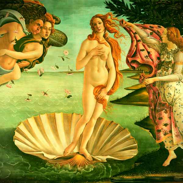Nascimento de Vênus, de Botticelli
