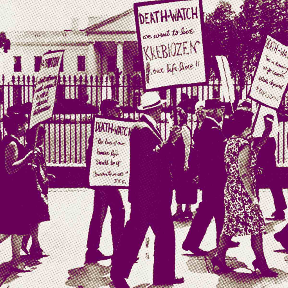 manifestação pró-Krebiozen em Washington, DC