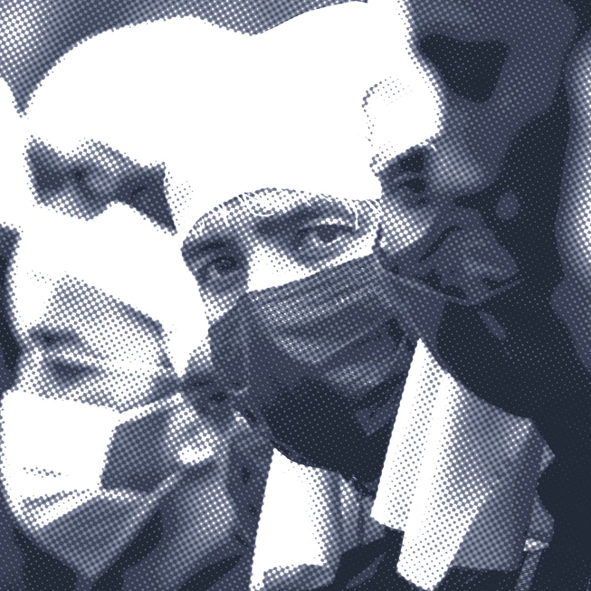 médicos de máscaras