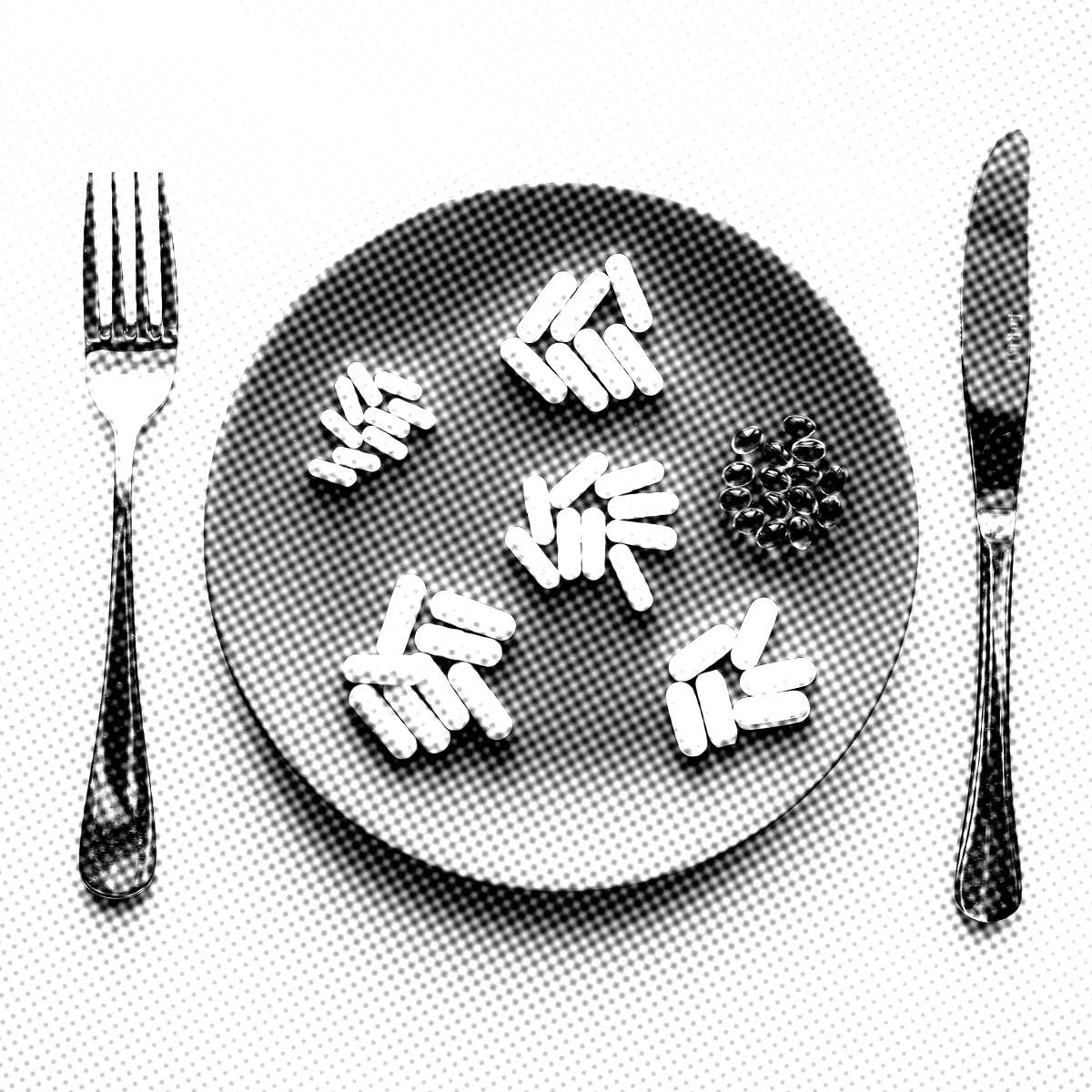 prato de suplementos