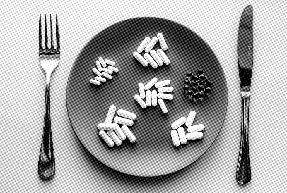 prato de suplementos