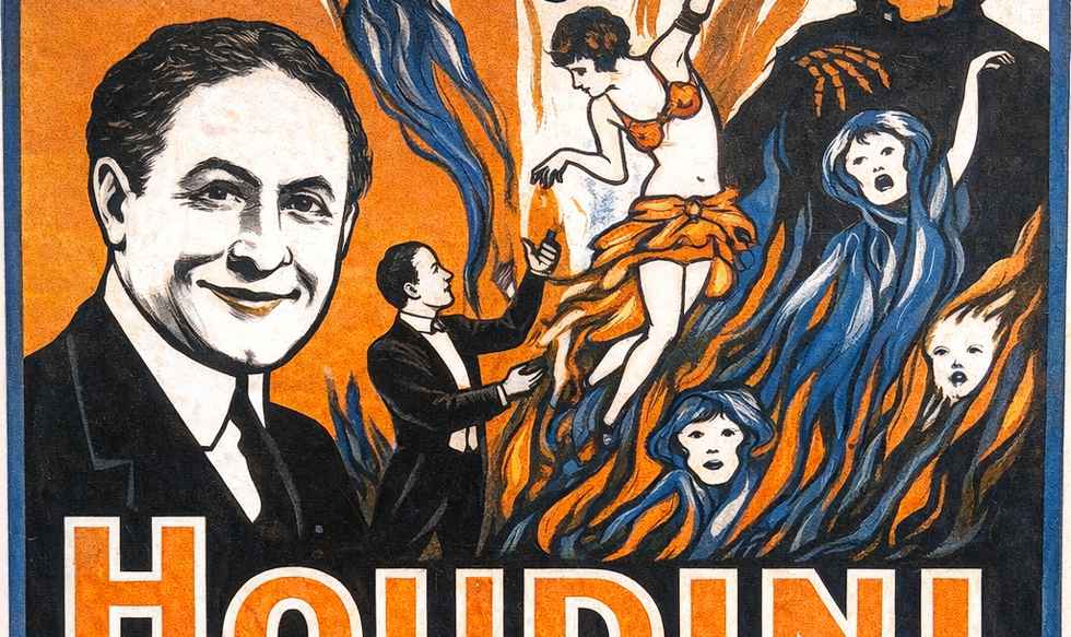fragmento de poster de Harry Houdini