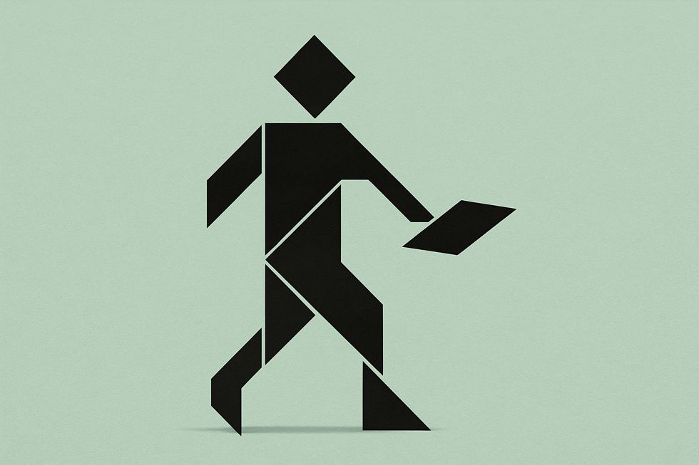 Tangram de figura humana