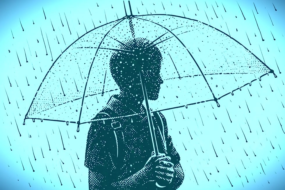vulto na chuva
