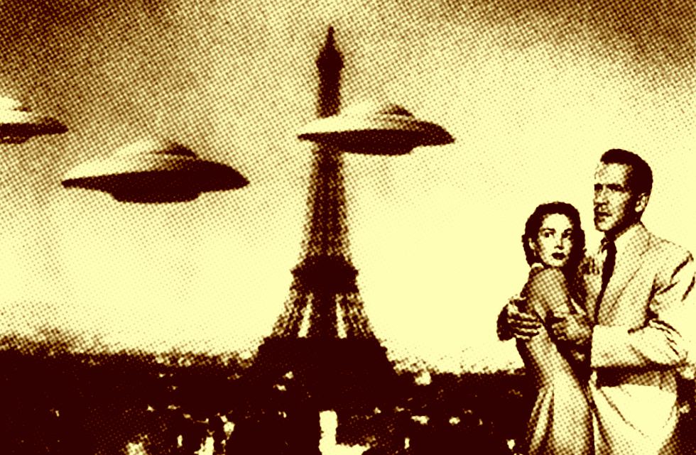 Frame do filme "Earth Vs. Flying Saucers"