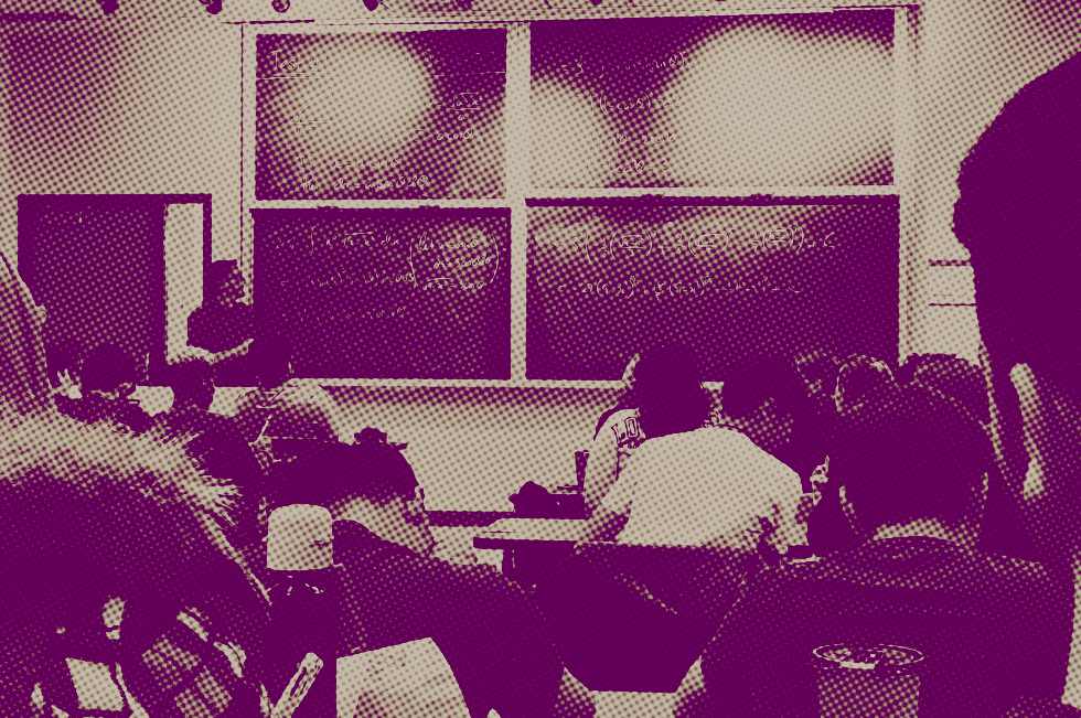 sala de aula em universidade