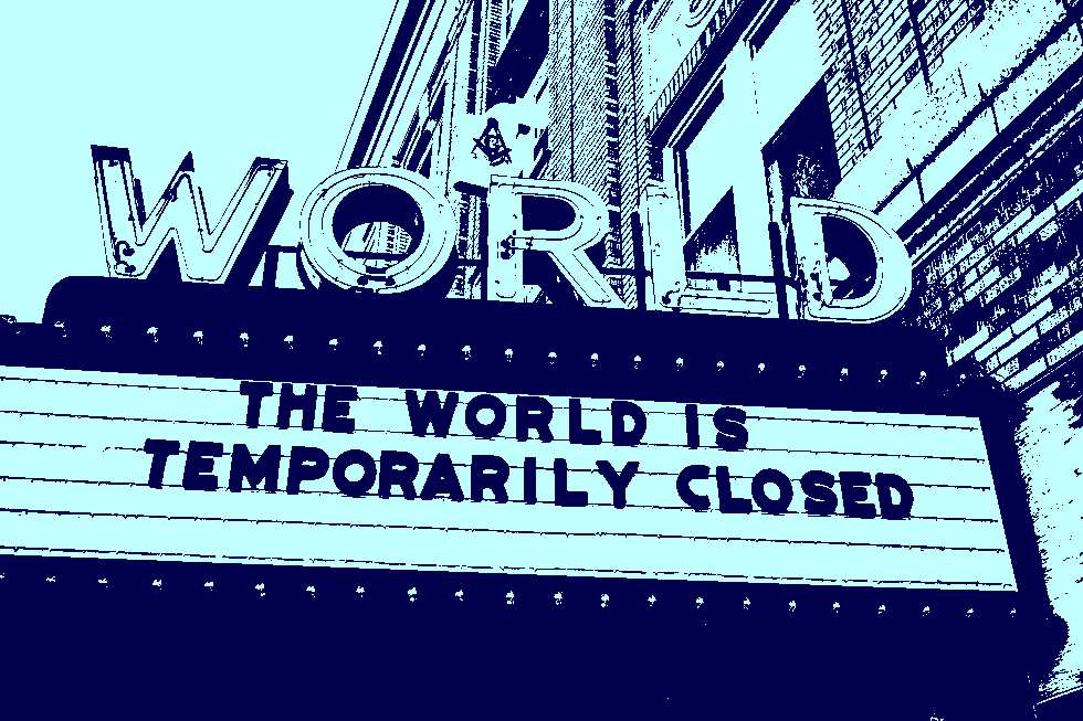cinema fechado